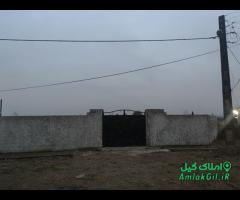 زمین مسکونی 630 متری با پروانه ساخت موقعیت بر جاده آسفالت روستای چهارده آستانه اشرفيه - 1